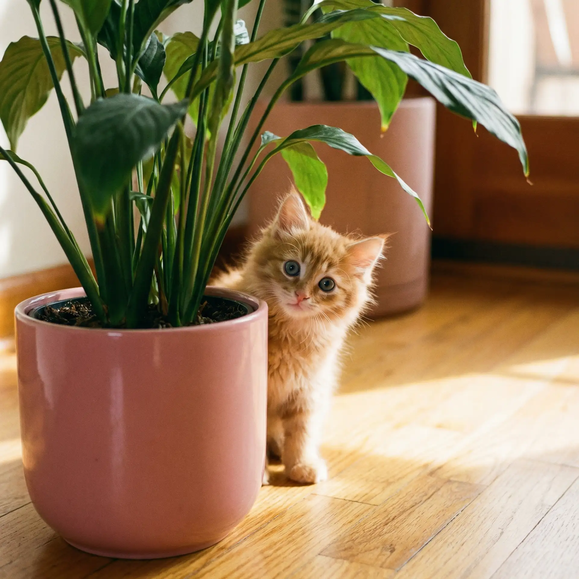 小猫从花盆后探头 - 动漫gv资源